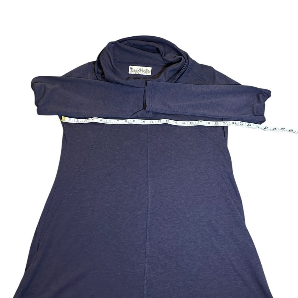 Woman’s Adventura Cowlneck Tunic Dress Color- Purple Size- Large - Picture 3 of 5
